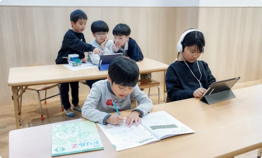 スクール到着　個人ワーク